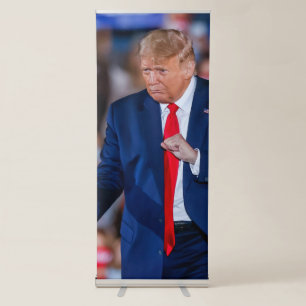 Trump Dance Funny Retractable Banner