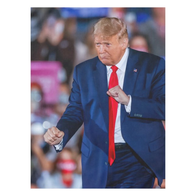 Trump Dance Funny Tablecloth (Front)