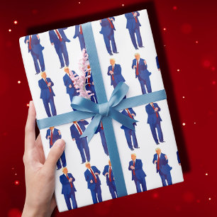 Trump Dance   Funny Trump Dancing Gift Wrapping Paper