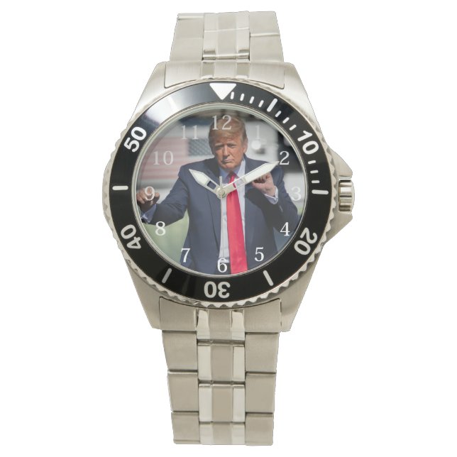 Trump Dance Funny Watch (Front)