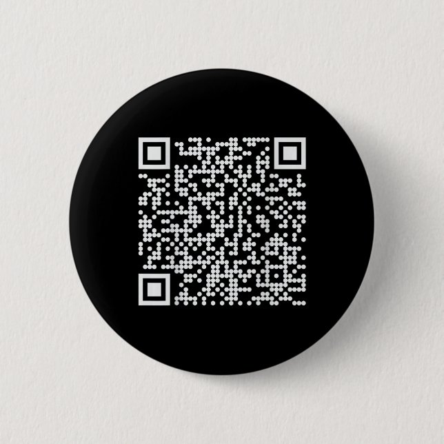 Trump Dance Qr Funny President Dance Code (on Back 6 Cm Round Badge (Front)