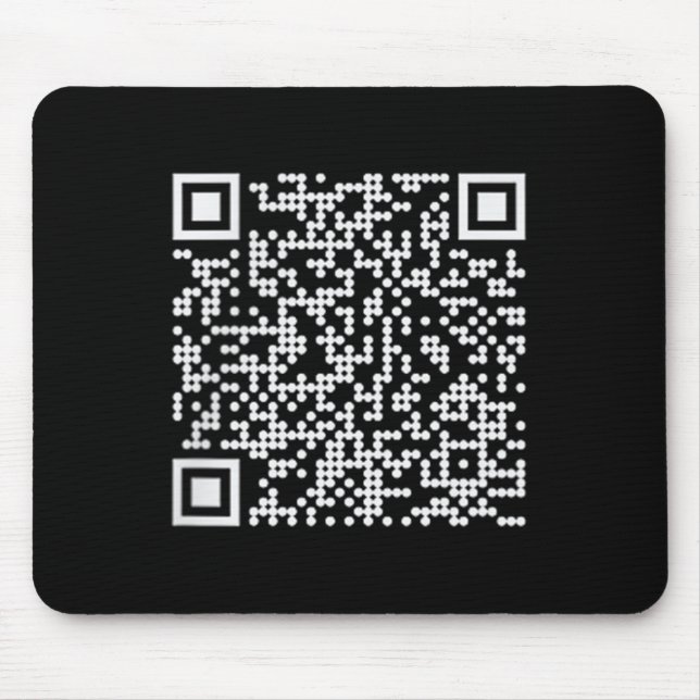 Trump Dance Qr Funny President Trump Dancing Code  Mouse Mat (Front)