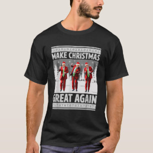 Trump Dance Santa Claus Make Christmas Great Again T-Shirt