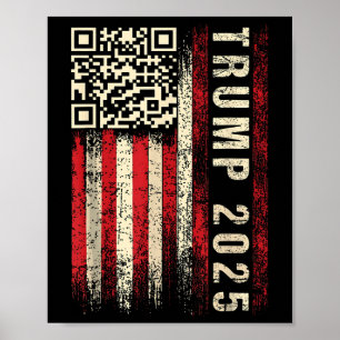 Trump Dance Troll Qr Funny President Trump Dance C Poster