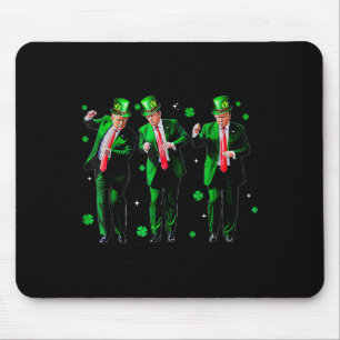 Trump Dance Trump 2024 Make St Patricks Day Great Mouse Mat