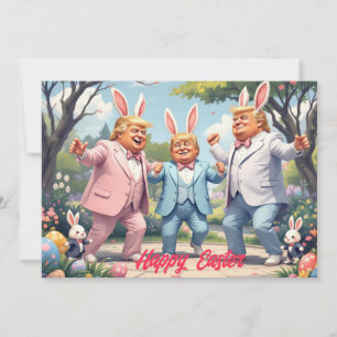 Trump dances on Easter Holiday Card