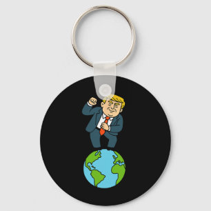Trump Dancing Funny Saying Key Ring