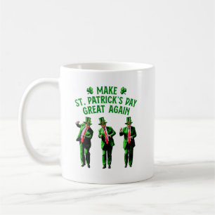 Trump Dancing Make St. Patrick's Day Great Again Coffee Mug