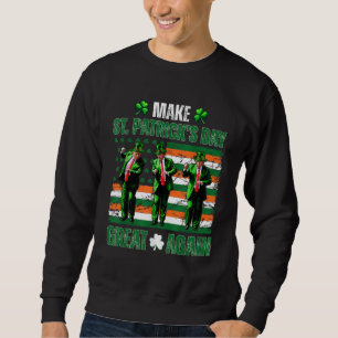 Trump Dancing Make St. Patrick's Day Great Again Sweatshirt