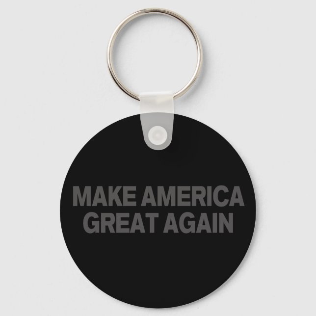 Trump Dark MAGA Key Ring (Front)