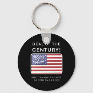 Trump - Deal Of The Century Buy Canada Key Ring