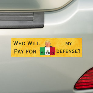 Trump Defence Bumper Sticker
