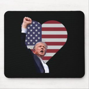 Trump Defiant  Mouse Mat