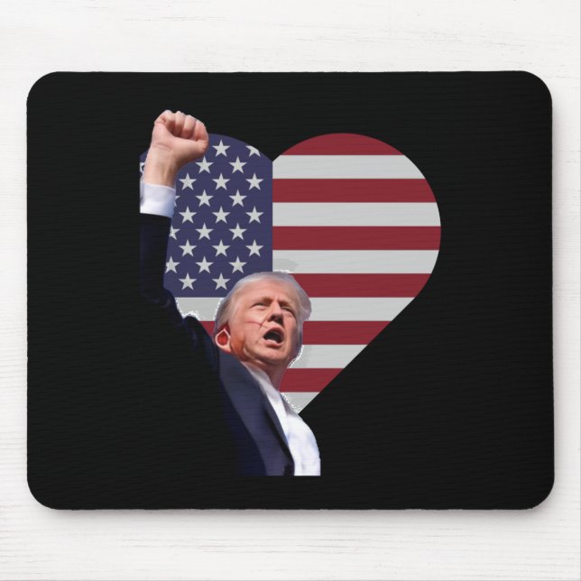 Trump Defiant  Mouse Mat (Front)