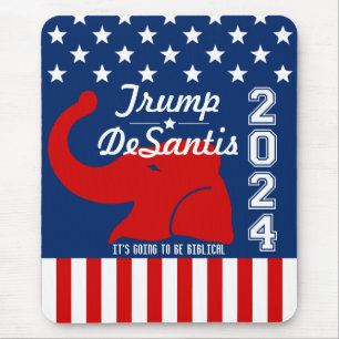TRUMP DESANTIS 2024 BIBLICAL MOUSE MAT