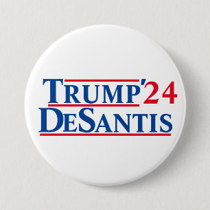Trump / DeSantis '24 7.5 Cm Round Badge