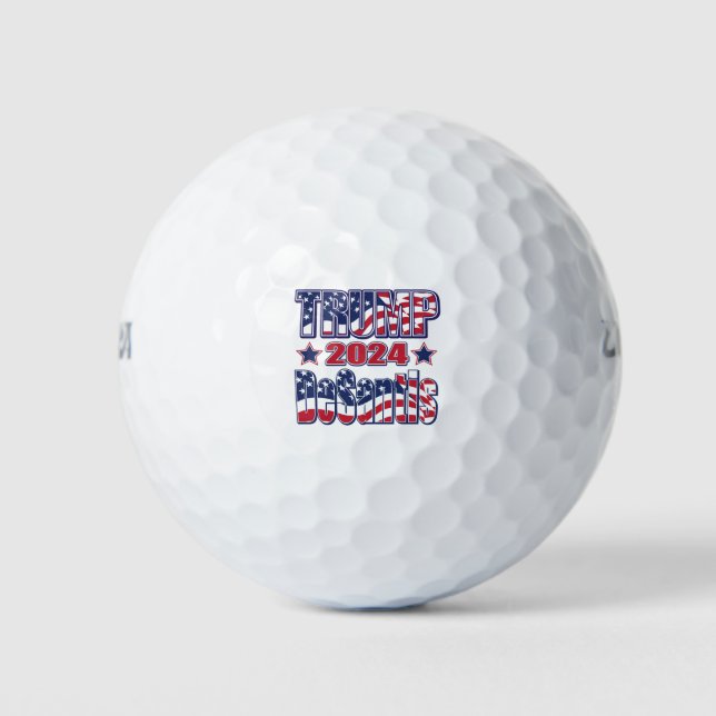 Trump DeSantis Golf Balls (Front)