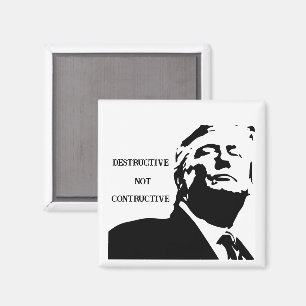 Trump/Destructive Not Constructive Magnet