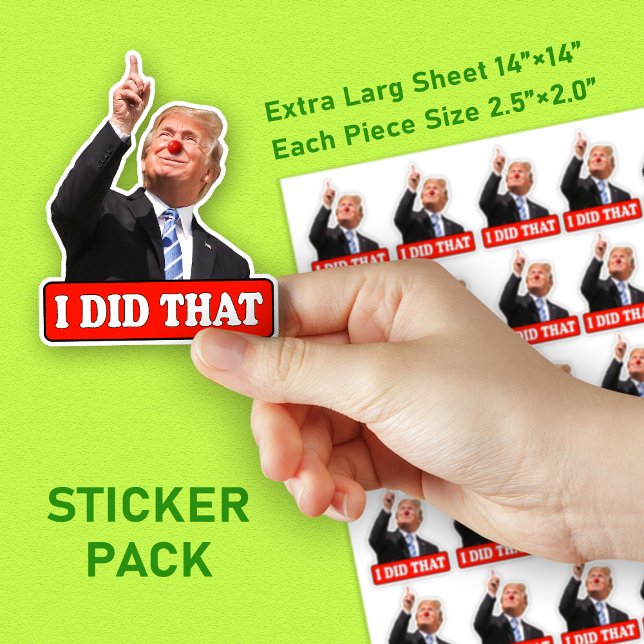 Trump Did That funny anti trump 30 piece (Creator Uploaded)