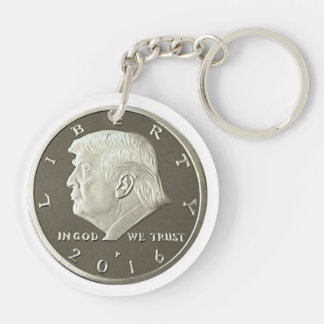 Trump Double Eagle coin Key Ring
