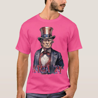 Trump Dressed As Uncle Sam Maga '24 T-Shirt