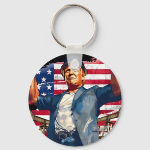 Trump Drill Baby Drill Trump 2024 Key Ring