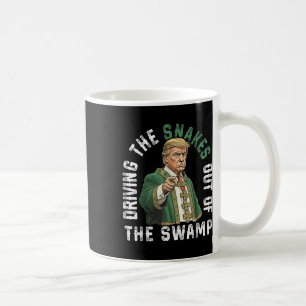 Trump Driving The Snakes Out Of The Swamp  Coffee Mug