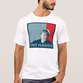 Trump/Drumpf: Tiny Hands (Hope colours) T-Shirt