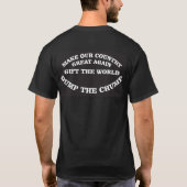 Trump - Dump the Chump T-shirt (Back)