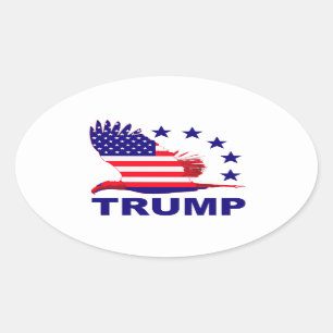 Trump eagle oval sticker