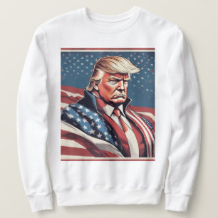 Trump Epic American Flag Hoodie