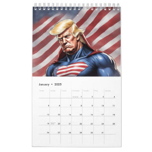 Trump Epic Superhero Calendar