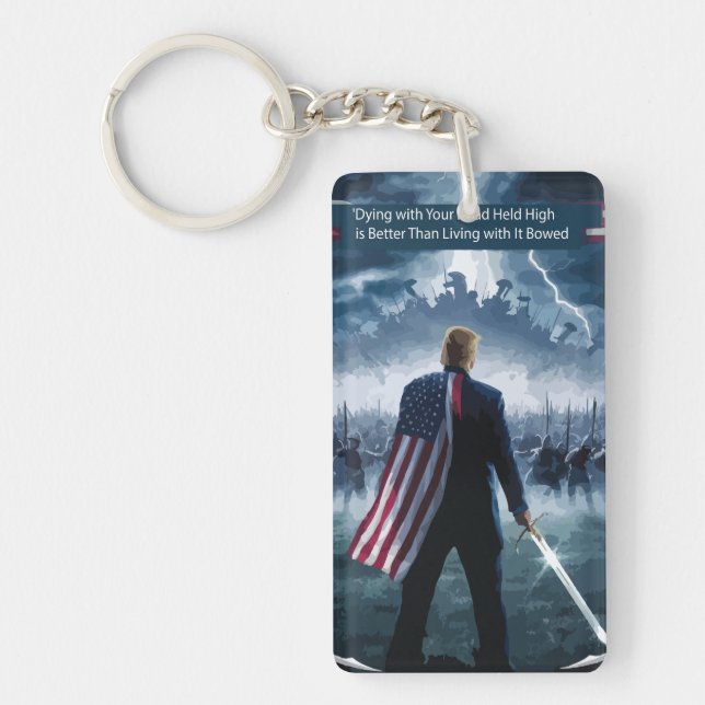  Trump Epic Warrior Keychain (Front)