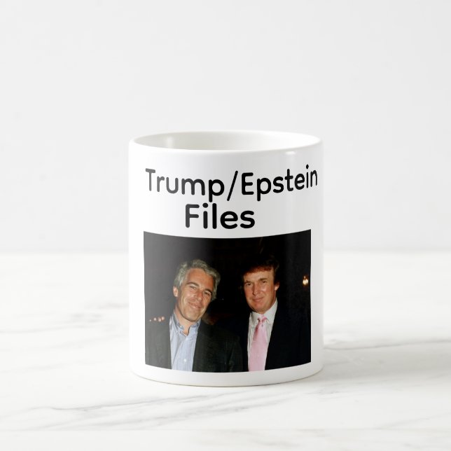 Trump/Epstein Files Coffee Mug (Center)