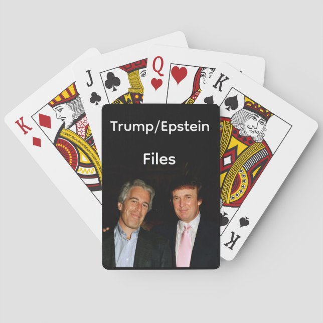 Trump/Epstein Files Playing Cards (Back)