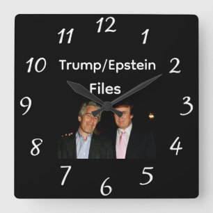 Trump/Epstein Files Wall Clock