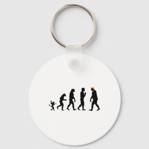 Trump Evolution Resist Funny Donald Trump  Key Ring