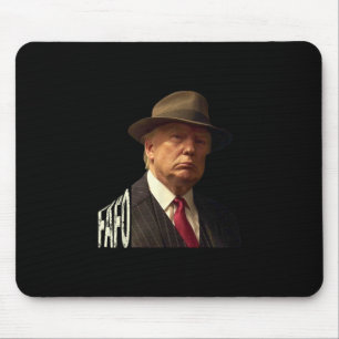 Trump Fafo Design Uni-adults Black Humorous Modern Mouse Mat
