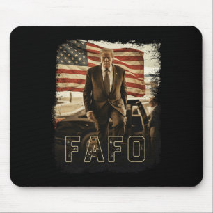 Trump Fafo Vintage President Trump 2026 Mouse Mat