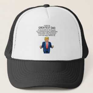 Trump Father's Day Trump Dad Birthday  Trucker Hat