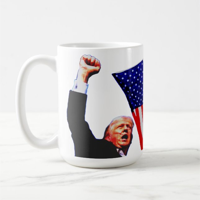 Trump FIGHT coffee mug (Left)