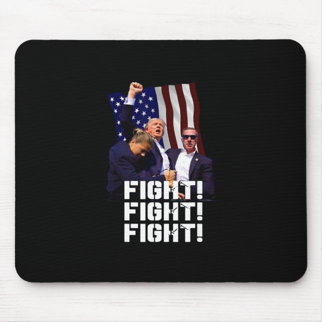 Trump Fight Fight Fight 1  Mouse Mat (Front)