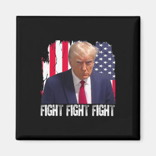 Trump Fight Fight Fight American Flag Donald Trump Magnet