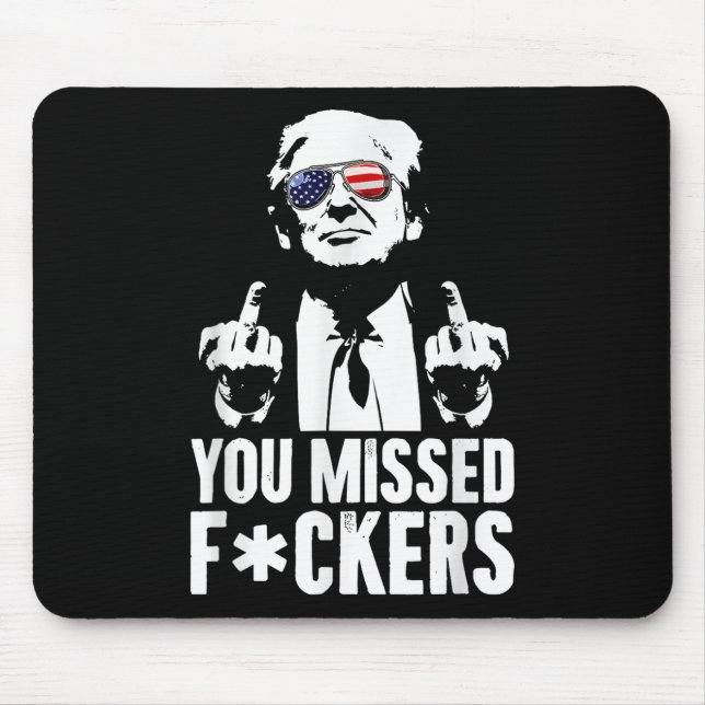 Trump Fight Fight Fight  Mouse Mat (Front)