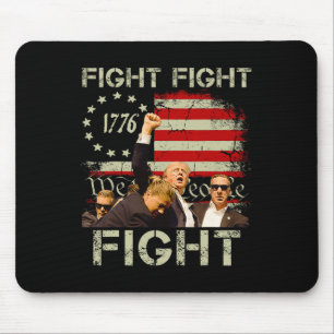Trump Fight Fight Fight Trump Signals To Americans Mouse Mat