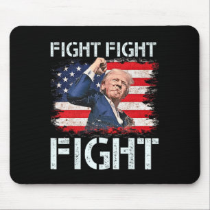 Trump Fight Fight Fight Trump Signals To Americans Mouse Mat
