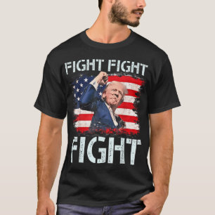 Trump Fight Fight Fight Trump Signals To Americans T-Shirt