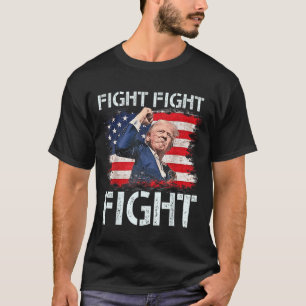 Trump Fight Fight Fight Trump Signals To Americans T-Shirt