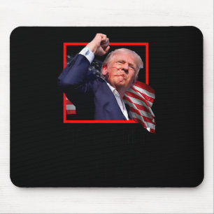 Trump Fight Fighting Fighters Supporters Americans Mouse Mat