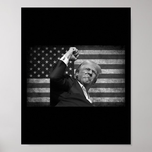 Trump Fight For Freedom  Poster (Front)
